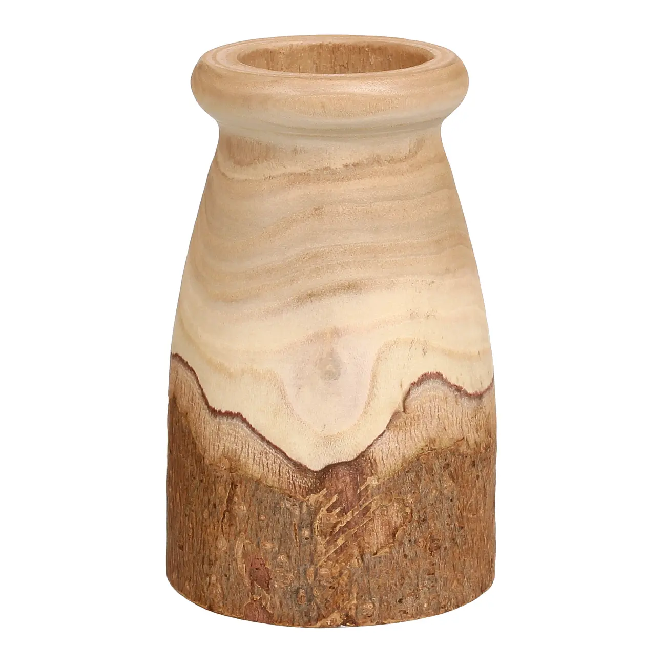 VASO 22 CM PAVLOVNA - PAULOWNIA/ENCERADO CASTANHO - Foto 2