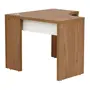MESA DE CANTO 1,01 M X 1,01 M BOSS - OAK TAMMI/BRANCO - Foto 4