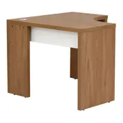 MESA DE CANTO 1,01 M X 1,01 M BOSS - OAK TAMMI/BRANCO - Foto 4