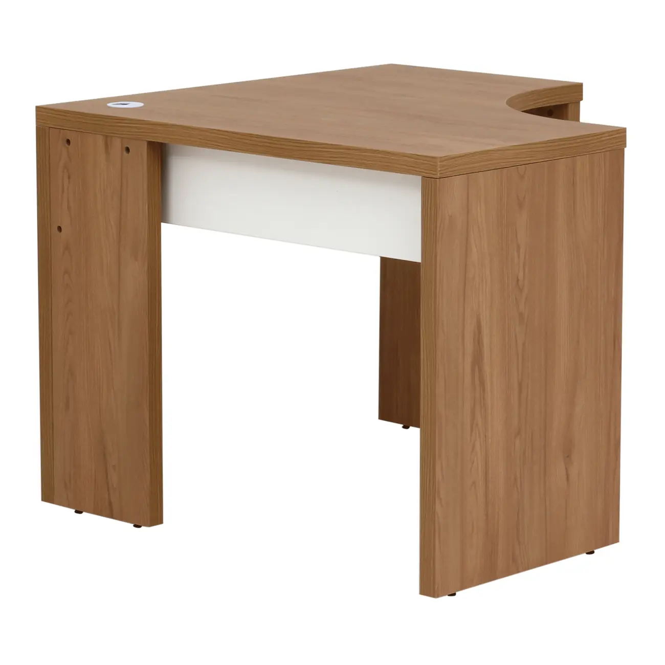 MESA DE CANTO 1,01 M X 1,01 M BOSS - OAK TAMMI/BRANCO - Foto 4