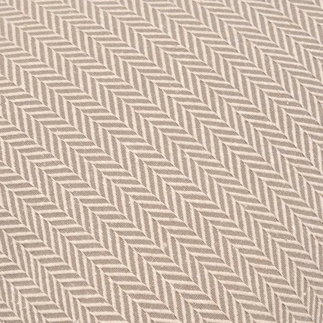 CAPA ALMOFADA 45 CM X 45 CM LOZZ - BEGE/CAMELO - Foto 4