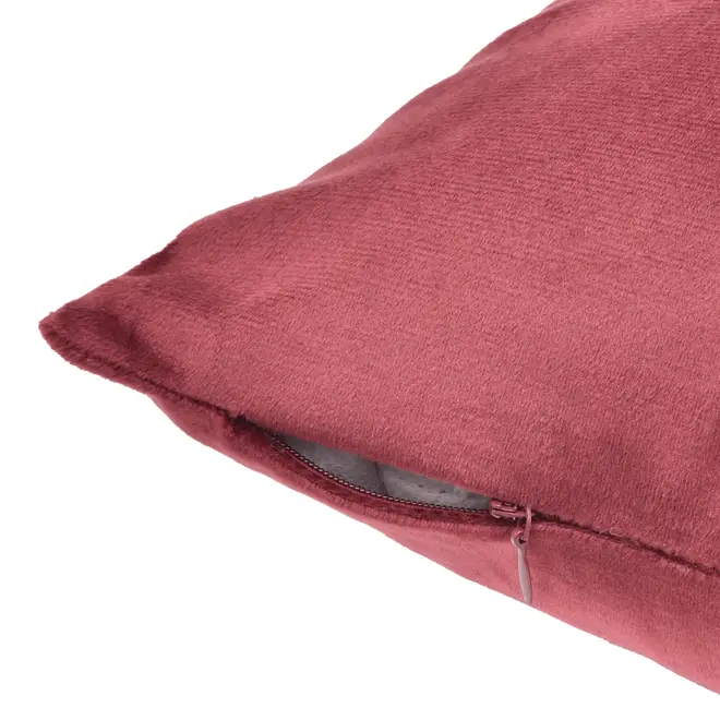 CAPA ALMOFADA 43 CM X 43 CM HOMELY - GARNET - Foto 4