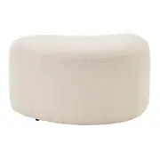 PUFF ÔNDULO - BOUCLÉ NATURAL - Foto 1