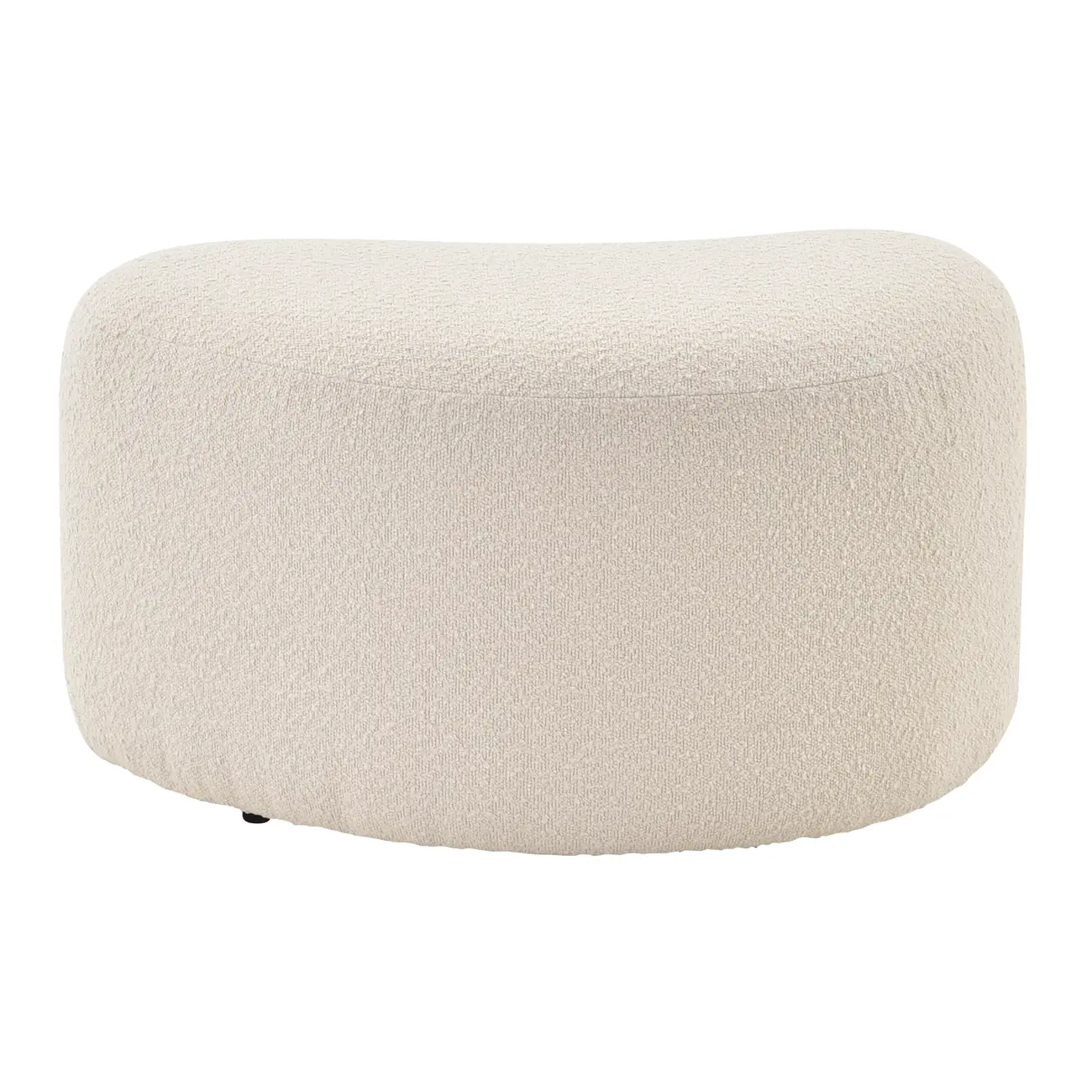 PUFF ÔNDULO - BOUCLÉ NATURAL - Foto 1