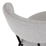 CADEIRA DISCUS - PRETO/CINZA - Foto 8