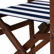 CADEIRA LEME COM ASS/ENCOSTO BLUESTRIPE - TAMARINDO/AZUL - Foto 8