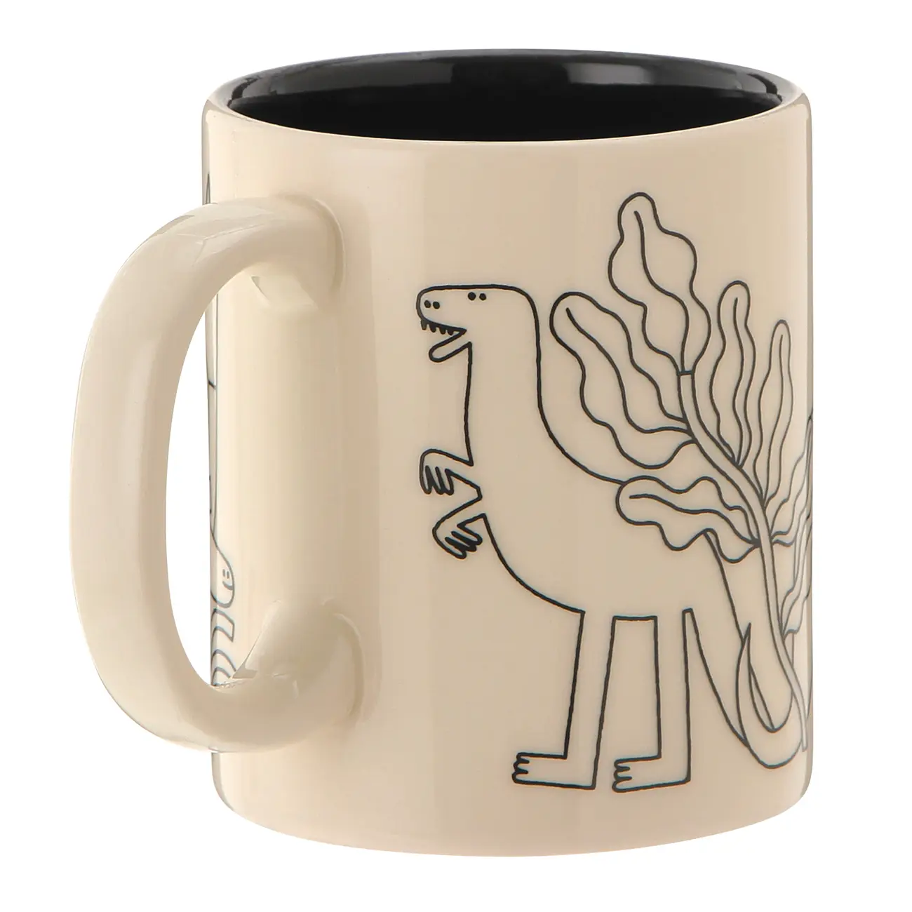 CANECA 300 ML BENTOSSAURO - OFF WHITE/PRETO - Foto 5
