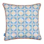 ALMOFADA 43 CM X 43 CM SAUDADE TROPICAL CARAMBOLAS - AZUL HISTÓRICO/MULTICOR - Foto 2
