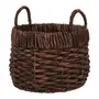 CESTO 26 CM X 36 CM X 36 CM SANDAWI - CASTANHO - Foto 2