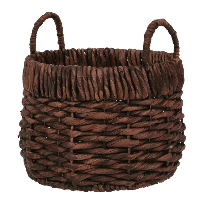 CESTO 26 CM X 36 CM X 36 CM SANDAWI - CASTANHO - Foto 2