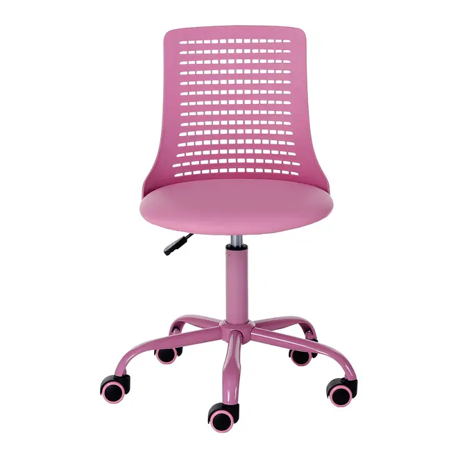 CADEIRA HOME OFFICE TEEN CHICLETE - ROSA/ROSA - Foto 2