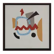 QUADRO 30 CM X 30 CM OFFCUTS - NOZES/MULTICOR - Foto 1