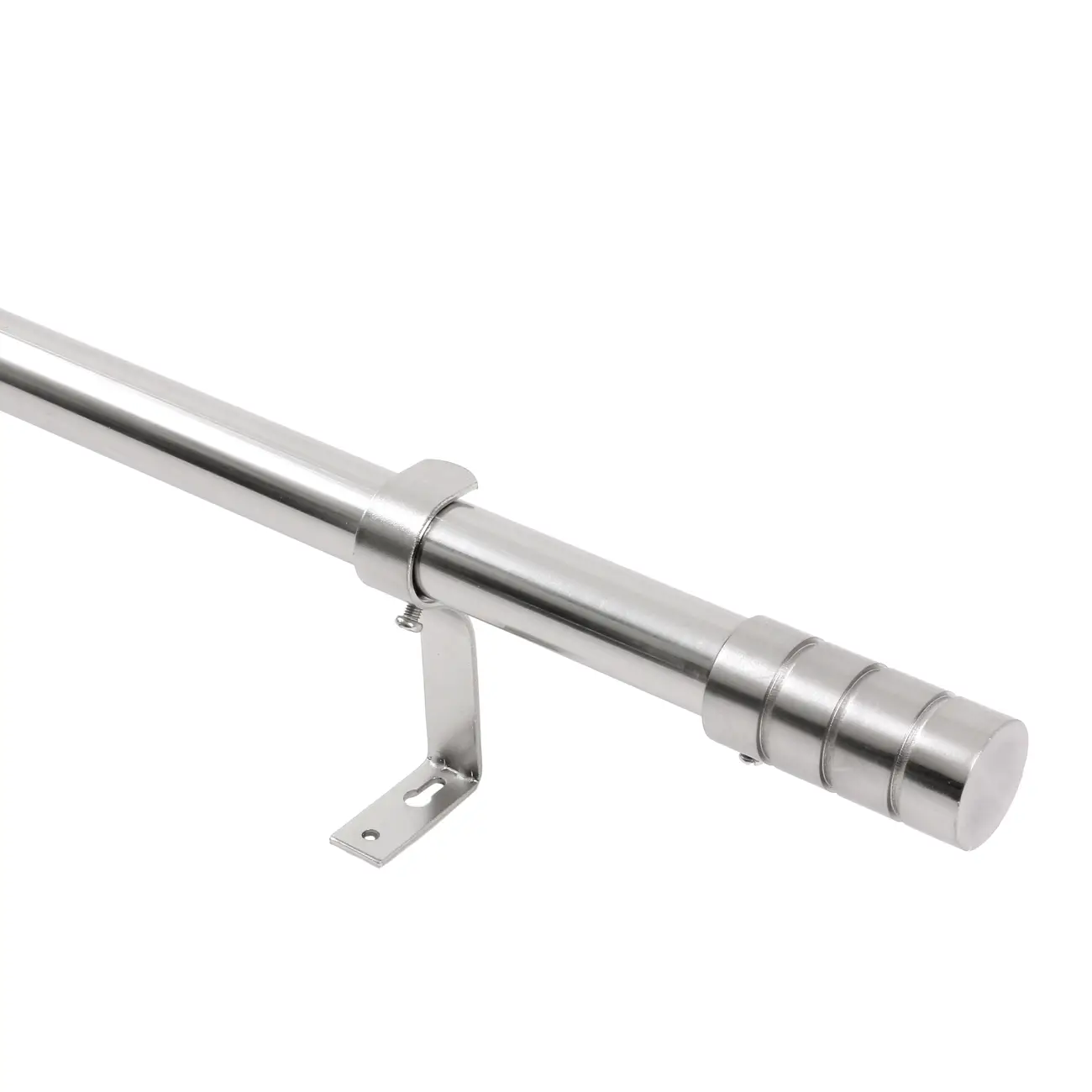 SUPORTE PARA CORTINA EXTENSÍVEL 1,20 M/2,10 M 28 MM SUPINO - PRATA - Foto 3