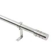 SUPORTE PARA CORTINA EXTENSÍVEL 1,20 M/2,10 M 28 MM SUPINO - PRATA - Foto 3