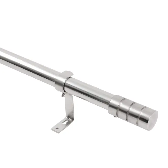 SUPORTE PARA CORTINA EXTENSÍVEL 1,20 M/2,10 M 28 MM SUPINO - PRATA - Foto 3