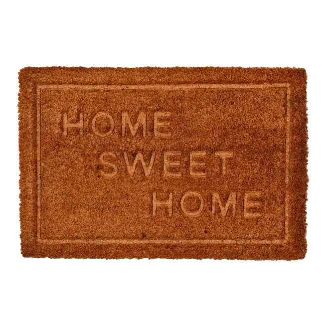 CAPACHO 40 CM X 60 CM HOME SWEET - NATURAL - Foto 1