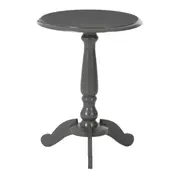 MESA LATERAL REDONDA 45 CM PILLIER - GRIS BRULÉ - Foto 2