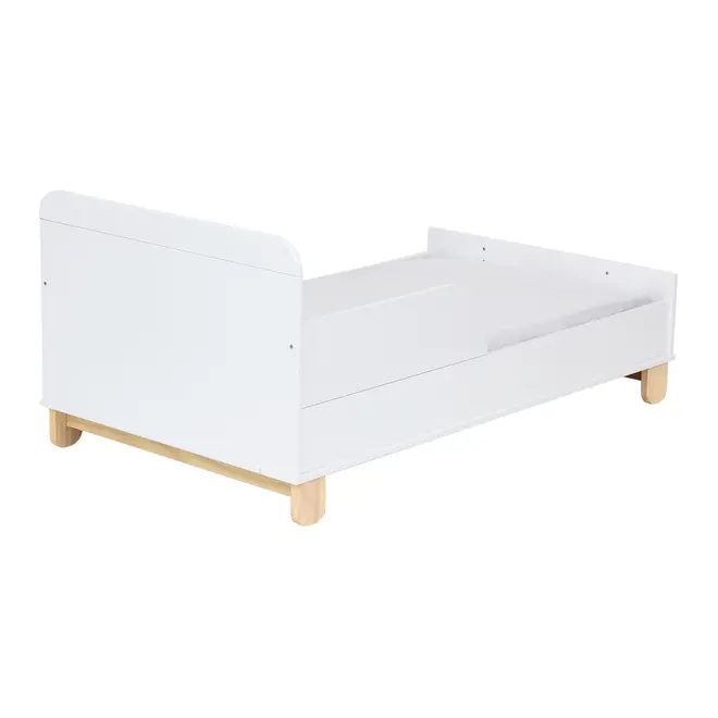 BERÇO 70 CM 2 EM 1 - BERÇO/CAMA INFANTIL SWEET - BRANCO/PINUS NATURAL - Foto 8