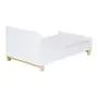 BERÇO 70 CM 2 EM 1 - BERÇO/CAMA INFANTIL SWEET - BRANCO/PINUS NATURAL - Foto 8