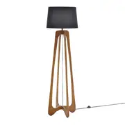 LUMINÁRIA DE CHÃO ARROW C/CUP Y - NOZES/PRETO - Foto 1