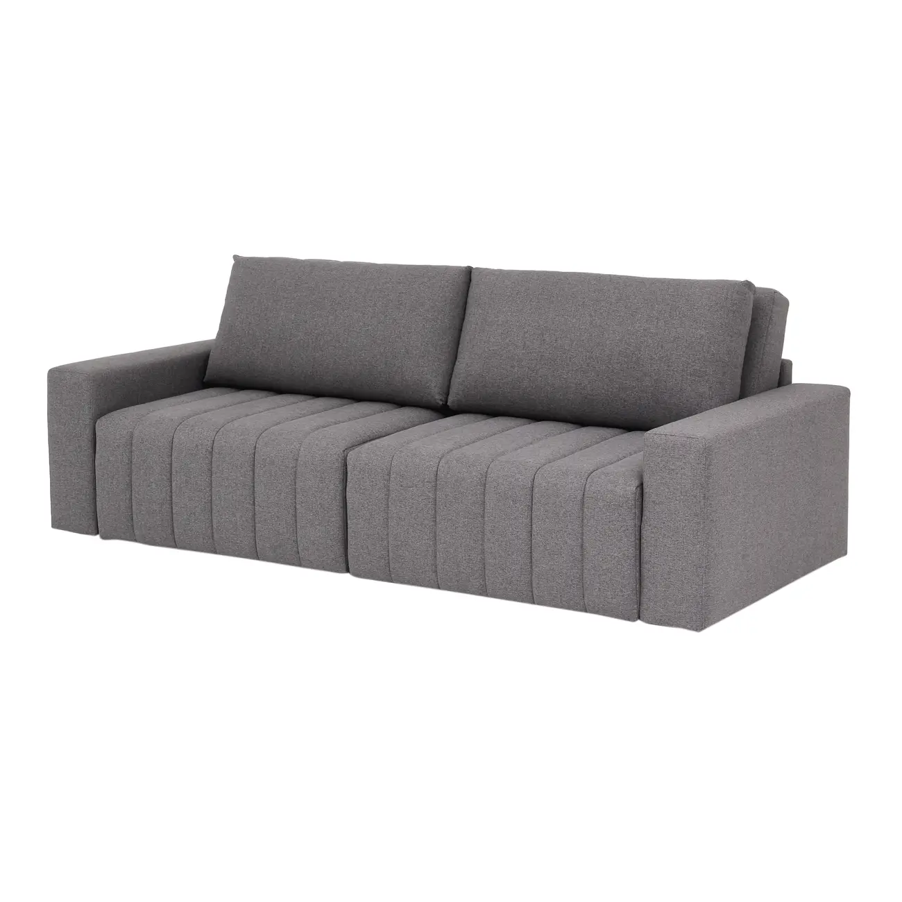 SOFÁ-CAMA RETRÁTIL E RECLINÁVEL 3 LUGARES SNOOZE - CINZA - Foto 2
