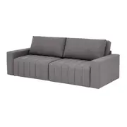 SOFÁ-CAMA RETRÁTIL E RECLINÁVEL 3 LUGARES SNOOZE - CINZA - Foto 2