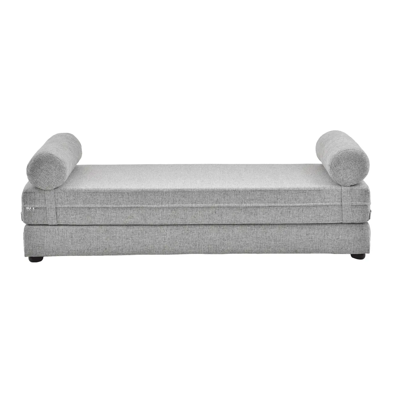 SOFÁ-CAMA 2 LUGARES STACK - CINZA CLARO MESCLA - Foto 5