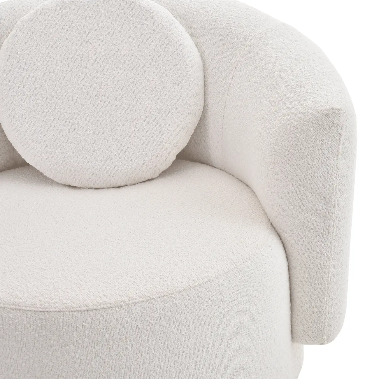 POLTRONA HAGNA - BOUCLÉ BRANCO - Foto 7