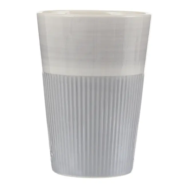 CANECA 400 ML CÔTELÉ - GRIS BRULÉ - Foto 4
