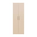 NATURAL WASHED - GUARDA-ROUPA 2 PORTAS/3 PRATELEIRAS LIVE