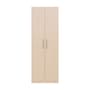 NATURAL WASHED - GUARDA-ROUPA 2 PORTAS/3 PRATELEIRAS LIVE