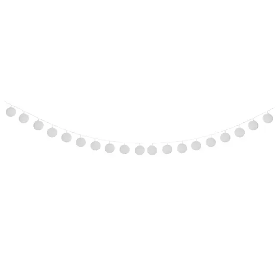 CORDÃO LUMINOSO 20 LEDS 127V COTTONLINE - BRANCO - Foto 4