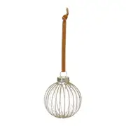 PINGENTE BOLA LINHAS 6 CM CONJUNTO COM 2 PEÇAS FINE FESTIVITY - INCOLOR/OURO - Foto 2