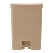 LIXEIRA DUPLA COM PEDAL 30 L TRIUM - CAMELO/CINZA - Foto 1