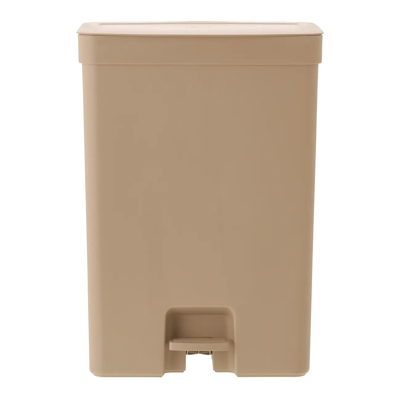 LIXEIRA DUPLA COM PEDAL 30 L TRIUM - CAMELO/CINZA - Foto 1