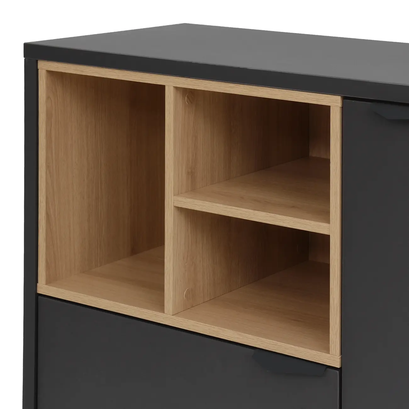 ARMÁRIO PARA ESCRITÓRIO MÉDIO 2 PORTAS ALETA - KONKRET/OAK TAMMI - Foto 10