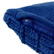 ALMOFADA 50 CM X 30 CM AIRES - AZUL COBALTO - Foto 5