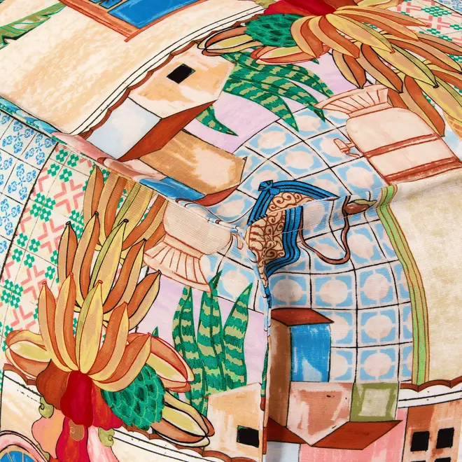 PUFF 90 CM X 45 CM SAUDADE TROPICAL - MULTICOR - Foto 4