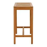 MESA ALTA/APARADOR PARA ÁREA EXTERNA 1,20 M X 50 CM PIPA - CASTANHA DE CAJU - Foto 4