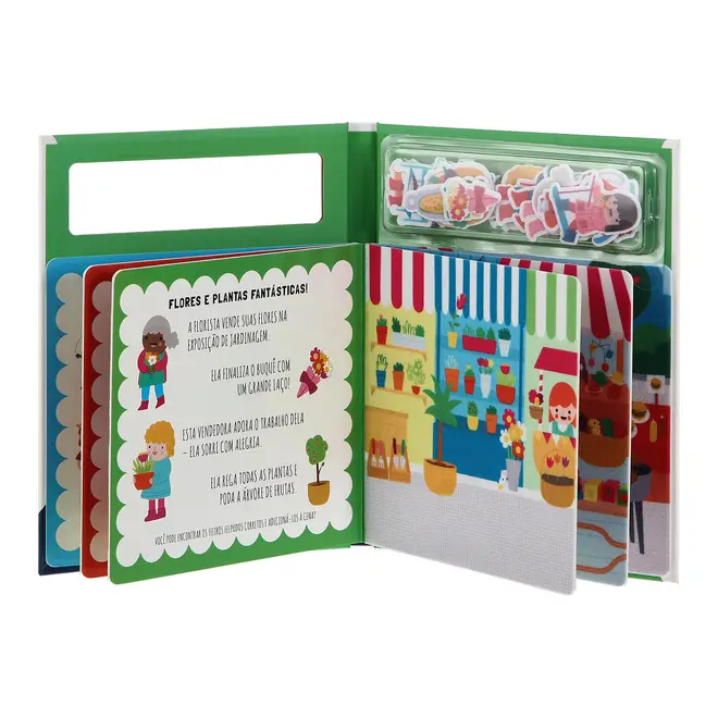 AMIGOS DE FELTO: OLÁ, MERCADO! LIVRO INFANTIL - MULTICOR - Foto 4