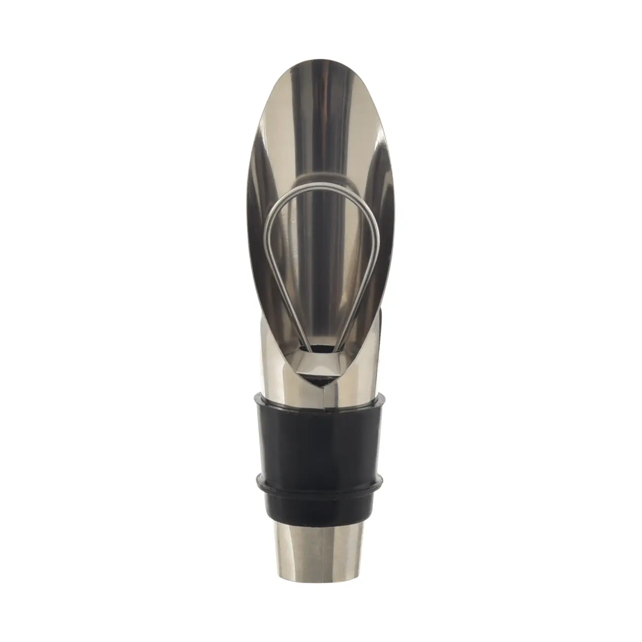 KIT PARA VINHO COM 4 PEÇAS TICINO - PRETO/INOX - Foto 2