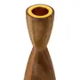 SUPORTE VELA/CASTIÇAL 17 CM ACÁCIA - ACÁCIA/OURO - Foto 5