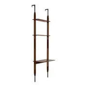 ESTANTE/ESC/TV 3,18 M X 2,41 M LIBRERIA - NOZES/PRETO - Foto 3