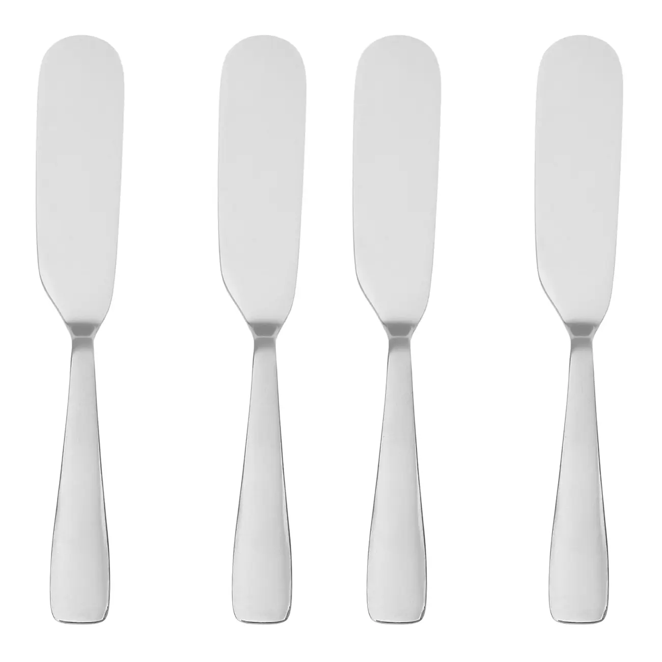 JOGO DE ESPÁTULA PARA APERITIVO 4 PEÇAS TICK - INOX - Foto 1