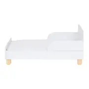 BERÇO 70 CM 2 EM 1 - BERÇO/CAMA INFANTIL SWEET - BRANCO/PINUS NATURAL - Foto 7