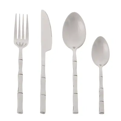 FAQUEIRO 24 PEÇAS PARA 6 PESSOAS TAQUARA STEEL LUXY