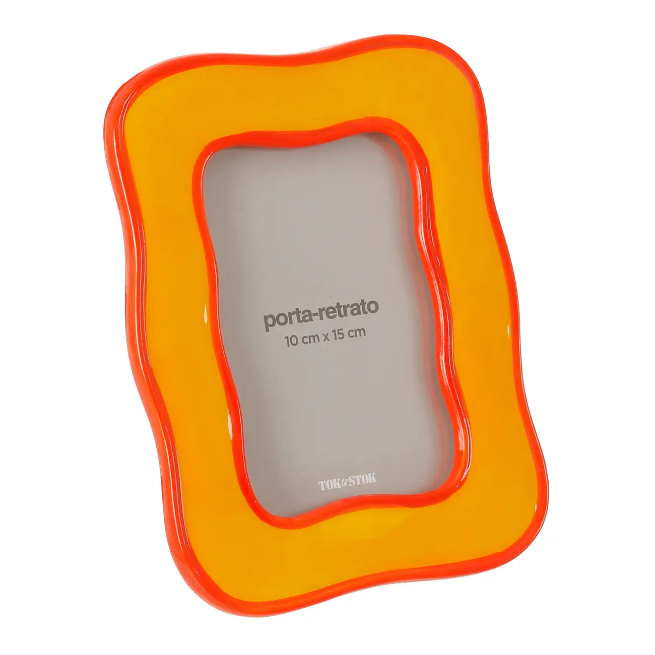 PORTA-RETRATO 10 CM X 15 CM VIVID - SORBET DE MANGA/LARANJA LED - Foto 2