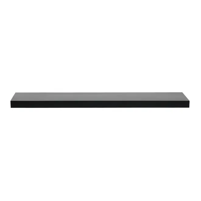 PRATELEIRA 4 CM X 1 M X 25 CM BALANCE - PRETO - Foto 1