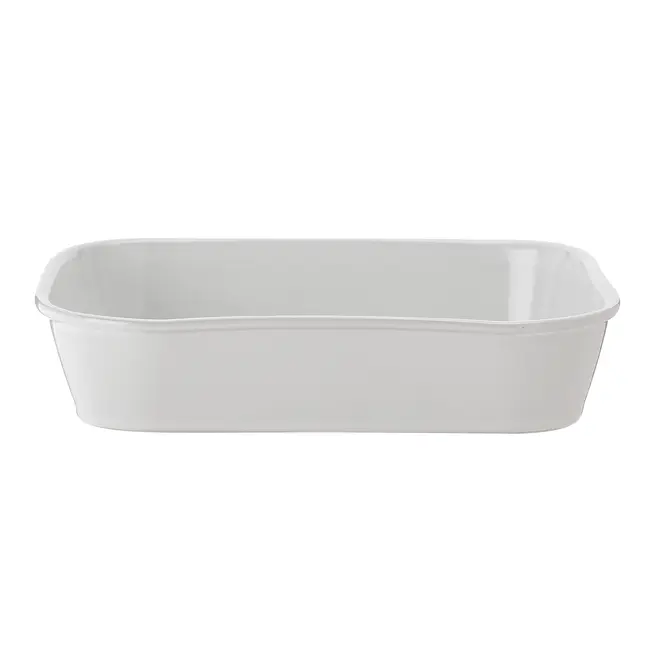 TRAVESSA REFRATÁRIA 29 CM X 21 CM THEVY - BRANCO/BRANCO - Foto 2
