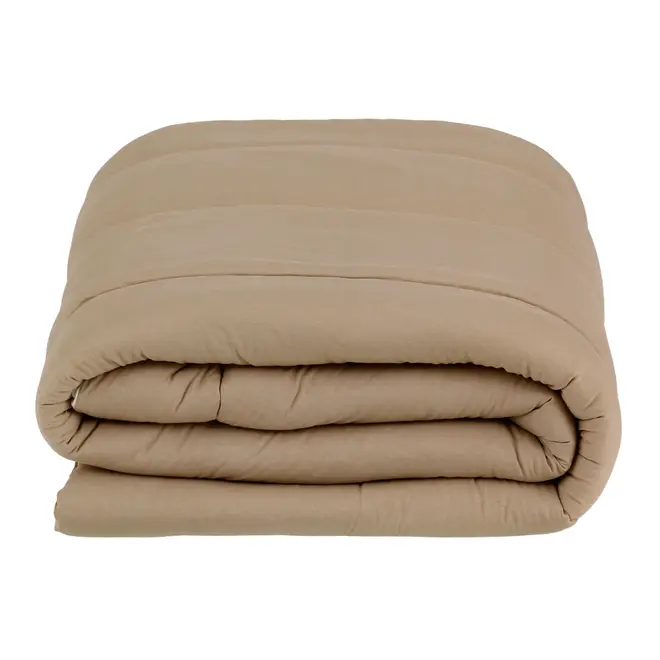 EDREDOM DUPLA-FACE CASAL/QUEEN 2,40 M X 2,50 M MISCELLAN - OFF WHITE/CAQUI - Foto 6